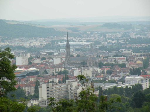  vue plongeante sur la ville depuis Brabois